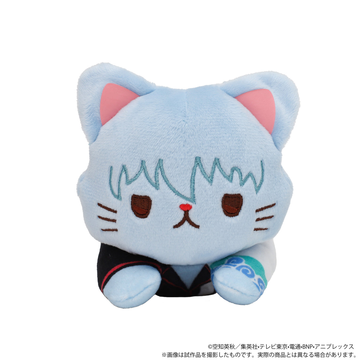 レア 希少 銀魂 ギン猫 クッション　銀猫 美品】銀魂 銀ネコ クッション レア 希少 銀魂 ギン猫 クッション 銀猫