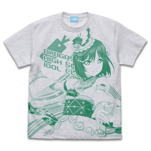 『ラブライブ!虹ヶ咲学園スクールアイドル同好会』三船栞子 オールプリントTシャツ【202405再販】
