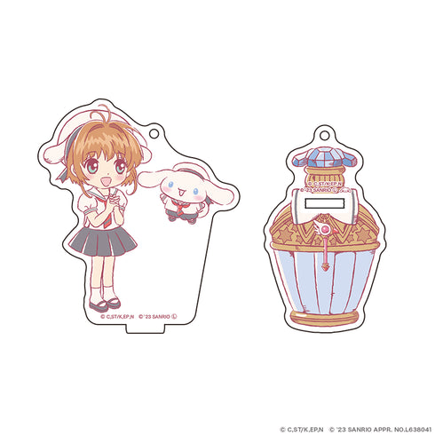 『カードキャプターさくら × サンリオキャラクターズ』アクリルスタンドキーホルダー パフュームver. さくら×シナモロール
