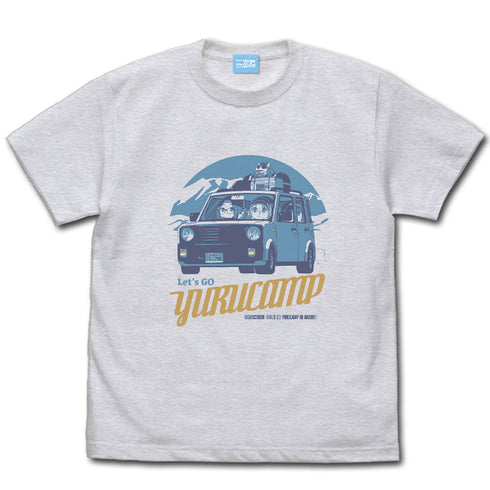 『ゆるキャン△』ゆるキャン△カー Tシャツ 桜&なでしこ&リン Ver2.0 /ASH【202405再販】