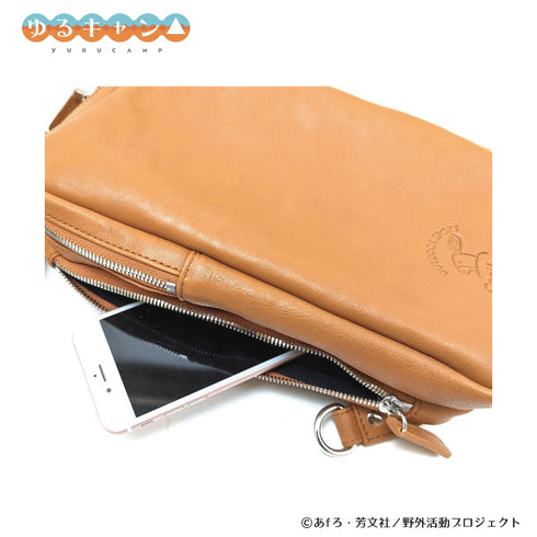 『ゆるキャン△』マヤカーフレザーボディバッグ