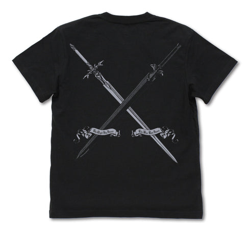 『ソードアート・オンライン』黒の剣士キリト Tシャツ UWVer. BLACK【202404再販】