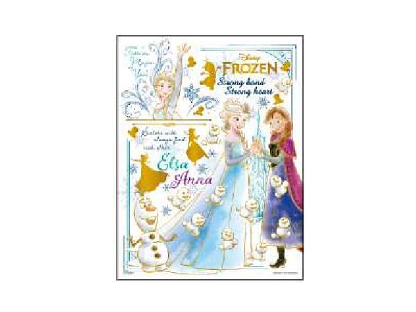 "Disney" Petit 2 Light Jigsaw Puzzle: Colorful Gold / Frozen 300-Piece (16.5 x 21.5 cm)