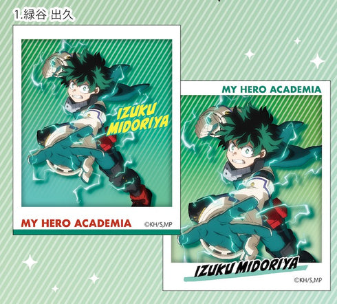 「僕のヒーローアカデミア」(ヒロアカ)フォト風メタルステッカーコレクション