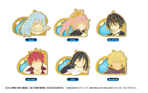 『転生したらスライムだった件』ステンドグラス風キーチェーン リムル