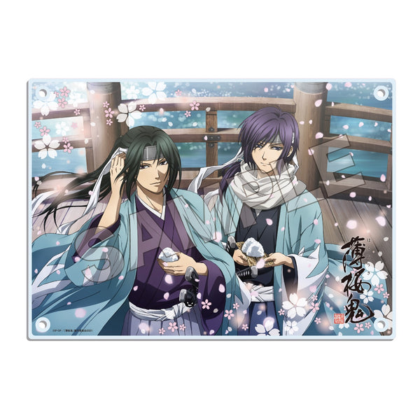 "Hakuoki" Acrylic Board 01: Hijikata & Saito