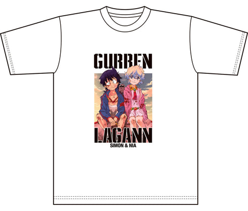 『天元突破グレンラガン』ビッグシルエットTシャツ/シモン&ニア