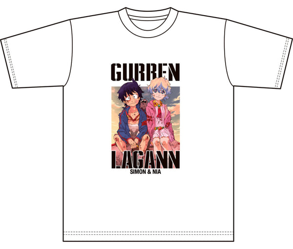 『天元突破グレンラガン』ビッグシルエットTシャツ/シモン&ニア