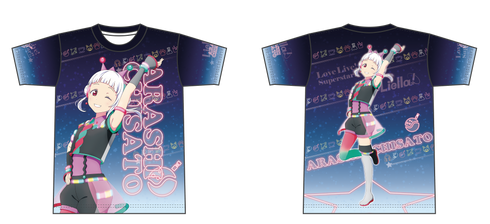『ラブライブ!スーパースター!!』フルグラフィックTシャツ/嵐千砂都