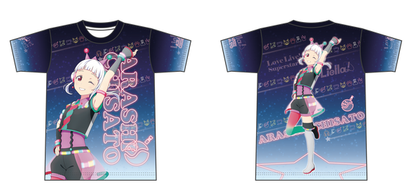 『ラブライブ!スーパースター!!』フルグラフィックTシャツ/嵐千砂都