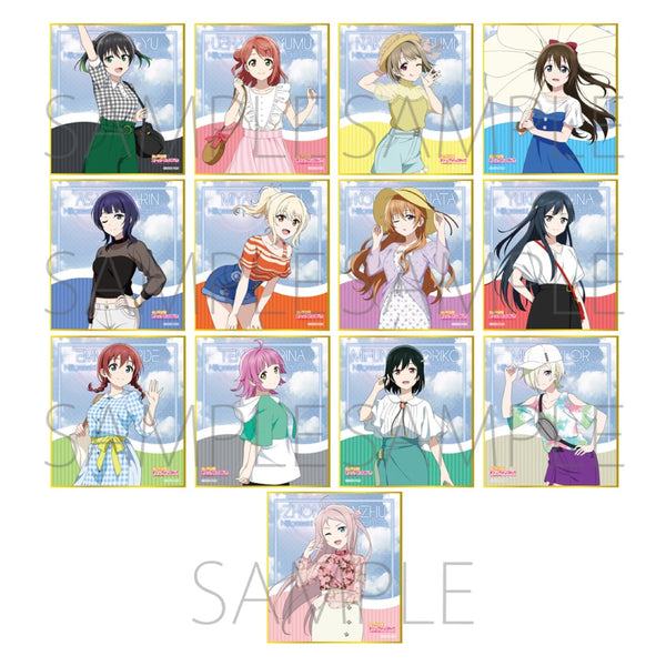 『ラブライブ!虹ヶ咲学園スクールアイドル同好会』ミニ色紙コレクション/夏服 BOX