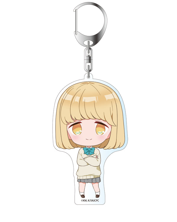『可愛いだけじゃない式守さん』【描き起こし】アクリルキーホルダー 八満さん