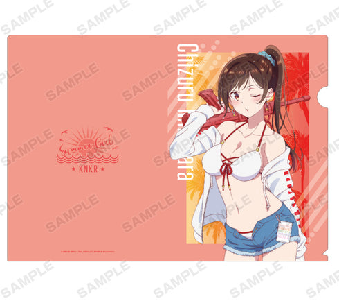 『彼女、お借りします』描き下ろしイラスト 水原千鶴 ビーチデートver. クリアファイル