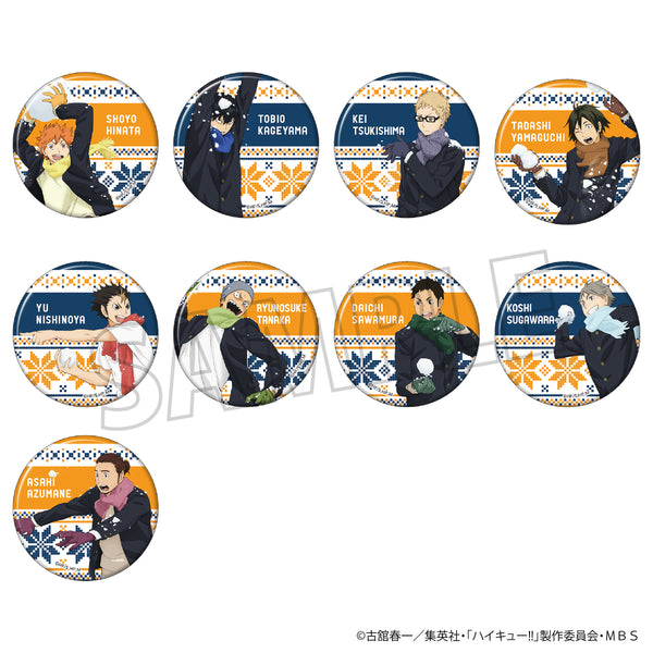 『ハイキュー!! TO THE TOP』キャラバッジコレクション/雪合戦 BOX