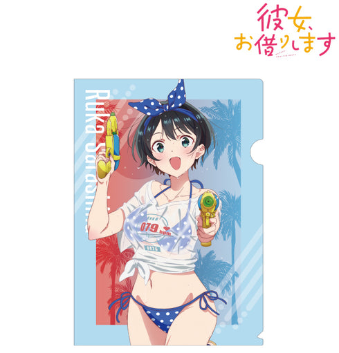 『彼女、お借りします』描き下ろしイラスト 更科瑠夏 ビーチデートver. クリアファイル