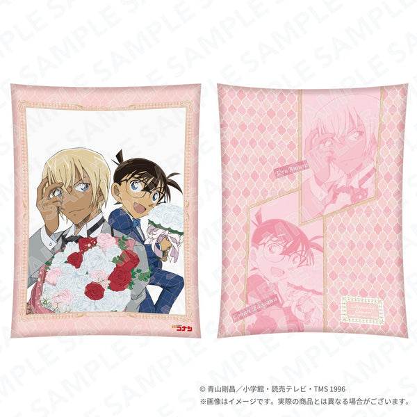 『名探偵コナン』クッション 江戸川コナン&安室透 薔薇ver.