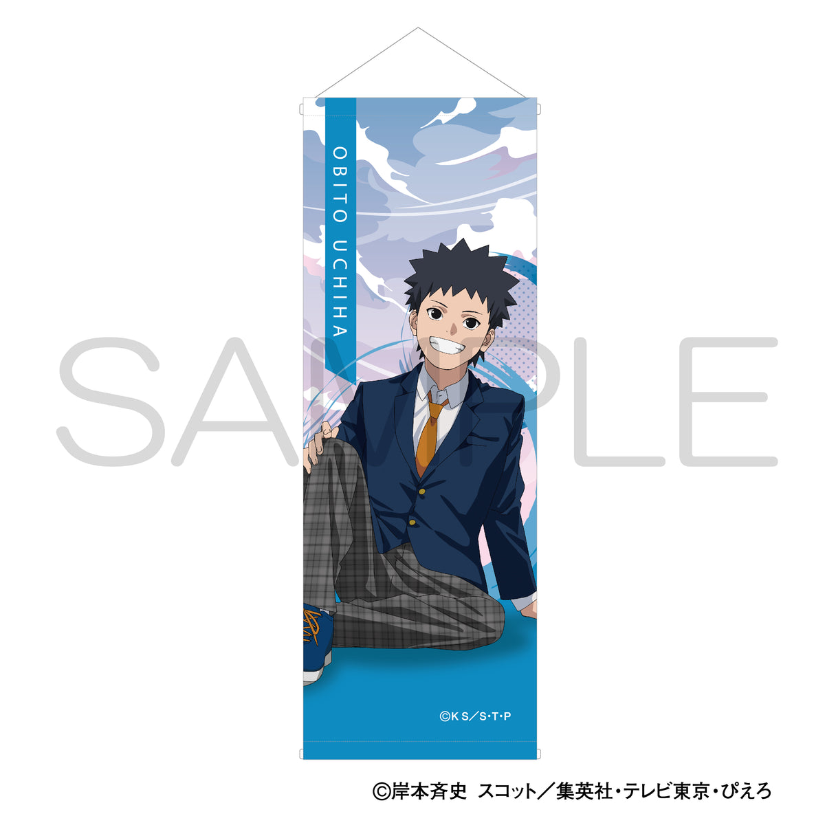 NARUTO 青春 スマートタペストリー アクリルブロック うちはオビト グッズ-タペストリー】NARUTO-ナルト- 疾風伝 スマート