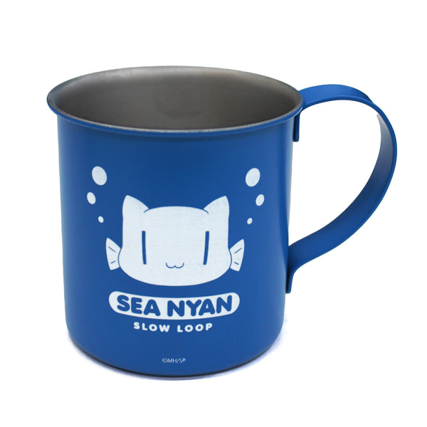 『スローループ 』 スローループ(TVA) シーにゃん 塗装ステンレスマグカップ