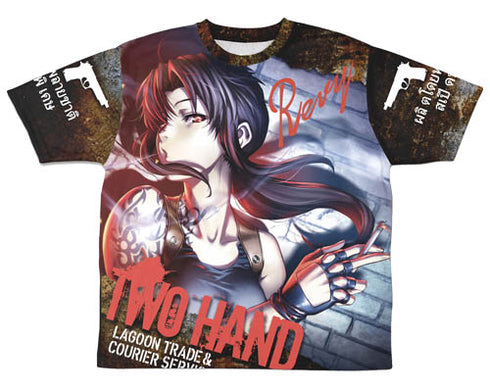 『BLACK LAGOON』トゥーハンド レヴィ 両面フルグラフィックTシャツ