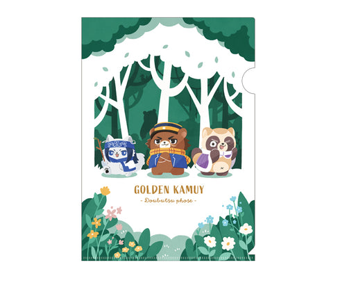 『ゴールデンカムイ』どうぶつフォーゼ クリアファイル / (1)杉元&アシリパ&白石