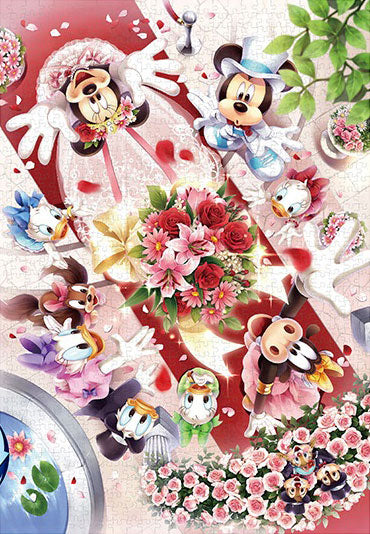 『ディズニー』ジグソーパズル しあわせのブーケトス 1000ピース (D-1000-091)