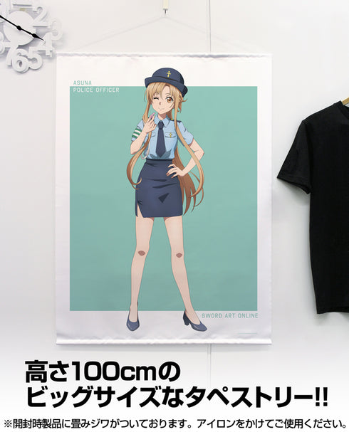 『ソードアート・オンライン』描き下ろし アスナの職業体験 100cmタペストリー ポリスVer.