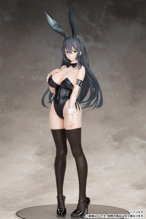 『モノクロバニー』「黒バニー後輩ちゃん(素顔ver.)」illustrated by イコモチ 1/7スケール 塗装済み完成品フィギュア