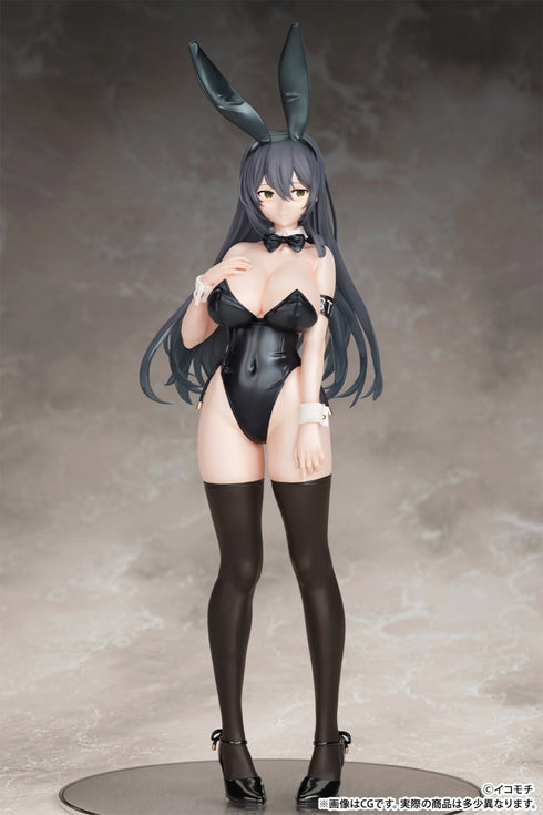 『モノクロバニー』「黒バニー後輩ちゃん(素顔ver.)」illustrated by イコモチ 1/7スケール 塗装済み完成品フィギュア