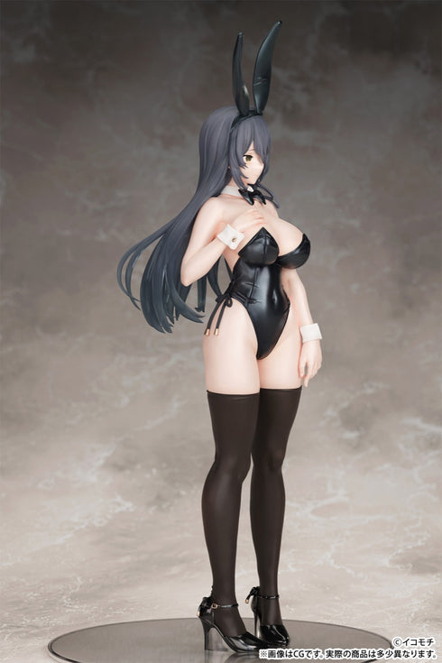 『モノクロバニー』「黒バニー後輩ちゃん(素顔ver.)」illustrated by イコモチ 1/7スケール 塗装済み完成品フィギュア