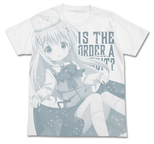 『ご注文はうさぎですか?』チノ オールプリントTシャツ