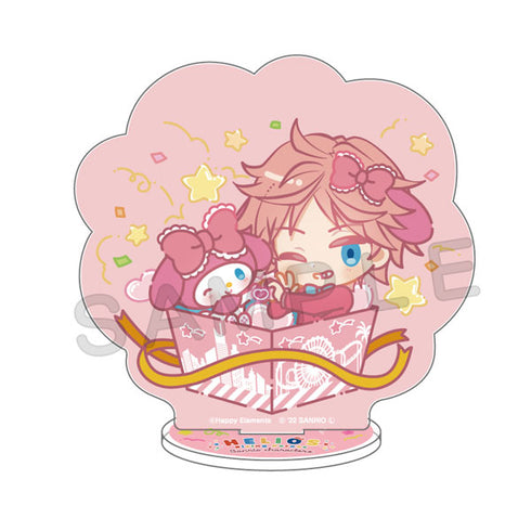 "Elios Rising Heroes × Sanrio Characters" Acrylic Stand 12. Dino Albani × My Melody Gift Box