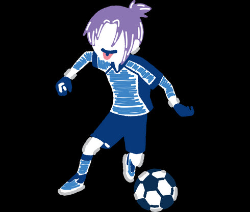 『ブルーロック』Tシャツ ゆるパレット 御影玲王