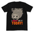 『干物妹!うまるちゃん』今日はやらないTシャツ BLACK