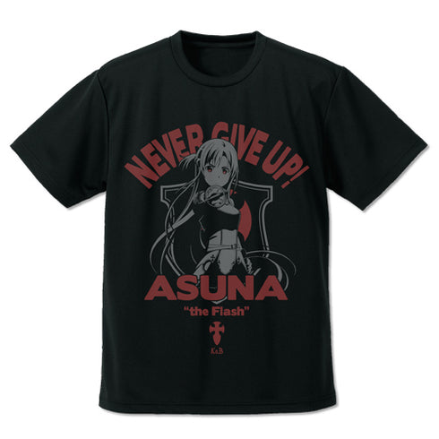 『ソードアート・オンライン』閃光のアスナ ドライTシャツ BLACK