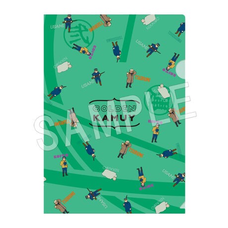 『ゴールデンカムイ』キャラパターンA4クリアファイルB