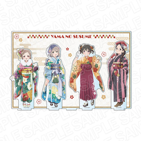 『ヤマノススメ Next Summit』アクリルジオラマ 晴着 ver.