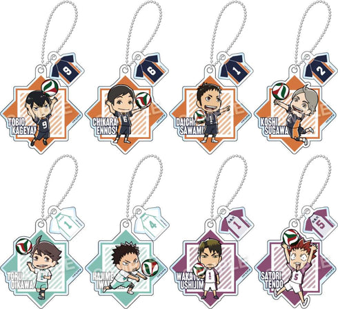 『ハイキュー!!』パーツ付アクリルボールチェーン第2弾 全8種 BOX