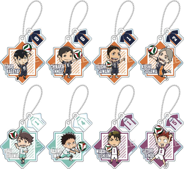 『ハイキュー!!』パーツ付アクリルボールチェーン第2弾 全8種 BOX