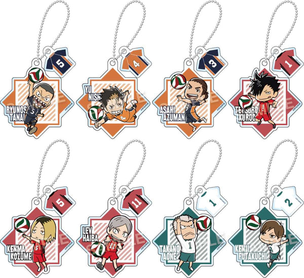 『ハイキュー!!』パーツ付アクリルボールチェーン第3弾 全8種 BOX
