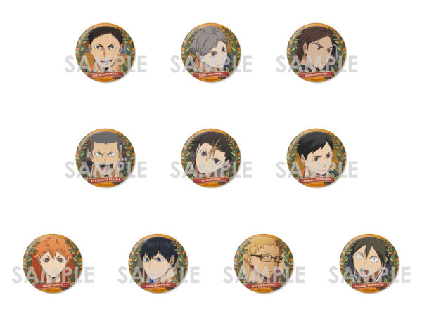 『ハイキュー!!』トレーディング缶バッジ-烏野セレクション-