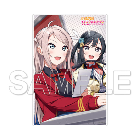 『ラブライブ!虹ヶ咲学園スクールアイドル同好会』 ミニアクリルプレート せつ菜&嵐珠