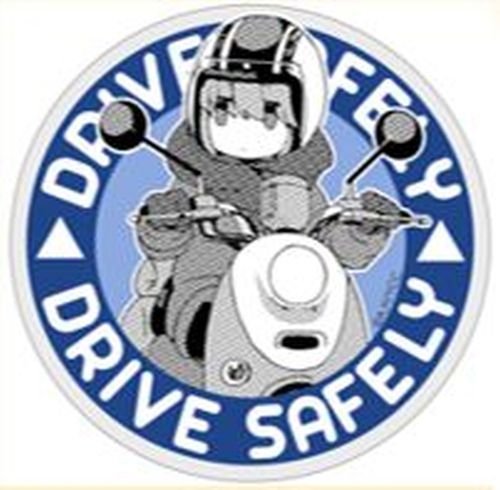 『ゆるキャン△』リフレクターマグネットステッカー 原作バイク 16 志摩リン・バイク