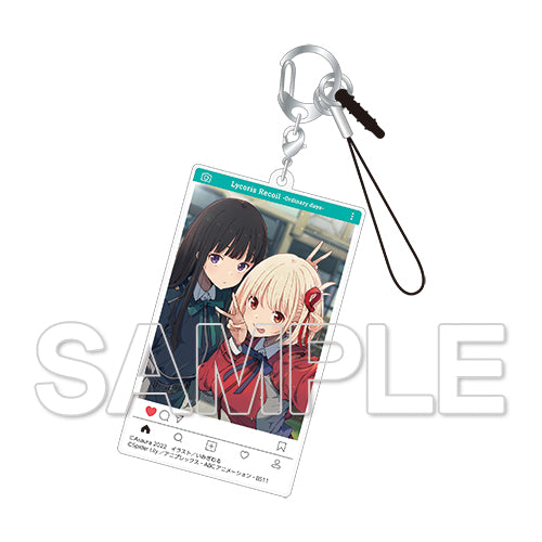 『リコリス・リコイル』SNS風アクリルキーホルダー