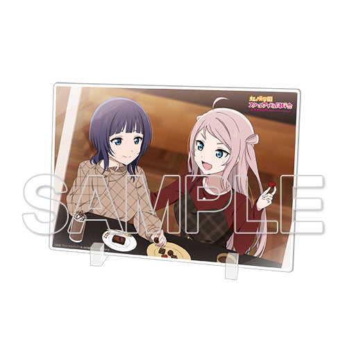 『ラブライブ!虹ヶ咲学園スクールアイドル同好会』にじいろTeaTime 朝香果林&鐘嵐珠 ビッグアクリルスタンド