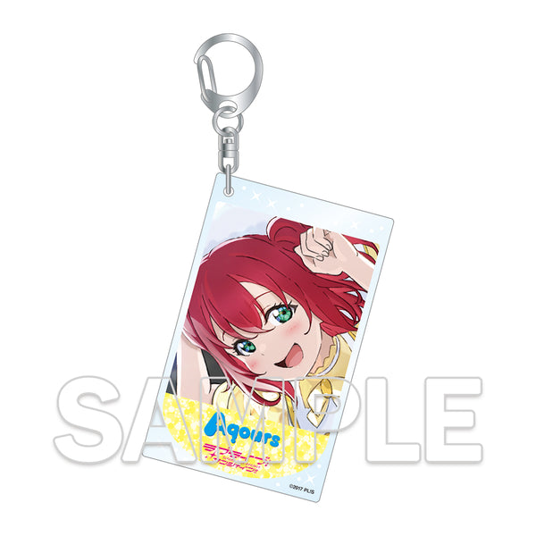"Love Live! Sunshine!!" Bromide-Style Acrylic Keychain: "I'll Promise You Again and Again!" Ver. Ruby Kurosawa