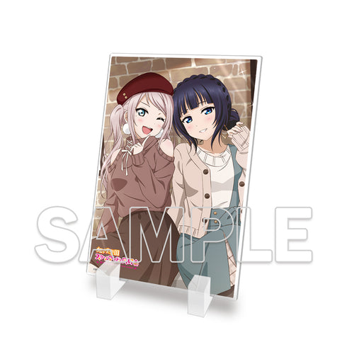 『ラブライブ!虹ヶ咲学園スクールアイドル同好会』ミニアクリルプレート 果林&嵐珠
