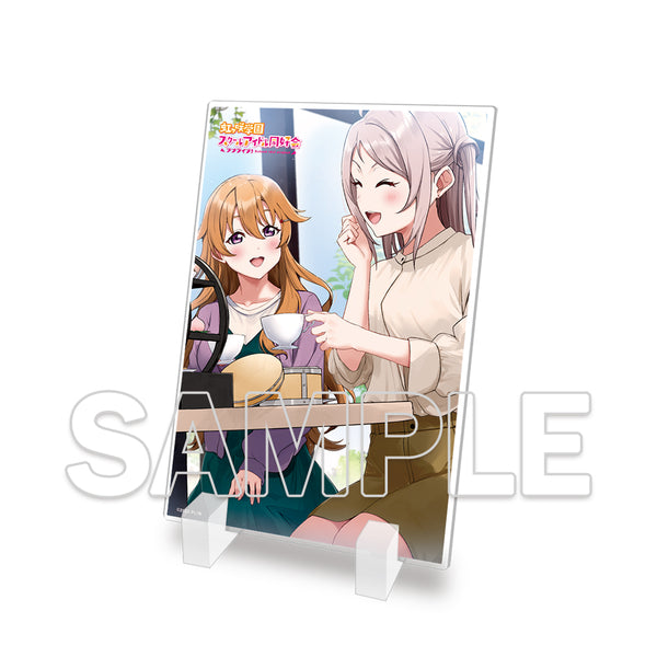『ラブライブ!虹ヶ咲学園スクールアイドル同好会』ミニアクリルプレート 彼方&嵐珠