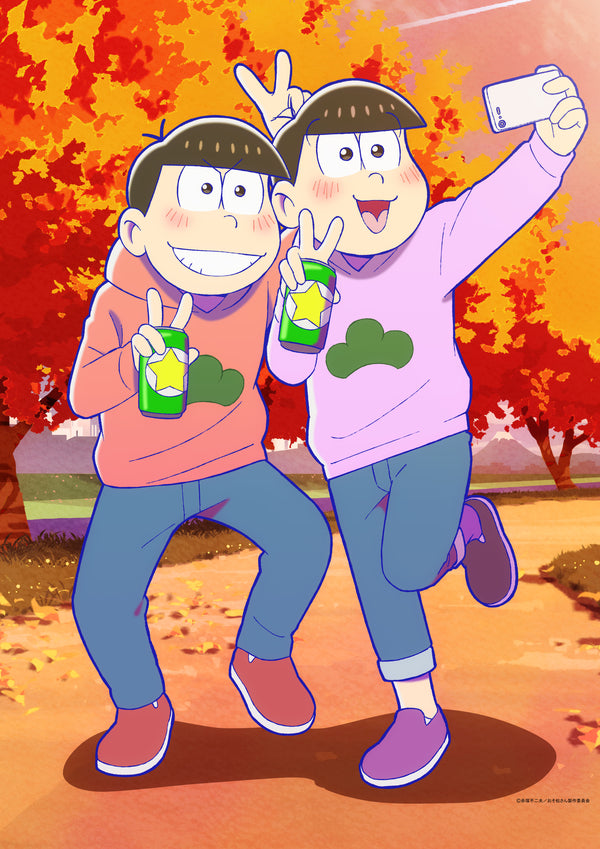 『おそ松さん』【描き下ろし】おそ松&トド松(秋)B3タペストリー