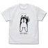 "Hamaji" Husky Cute T-Shirt / Black & White