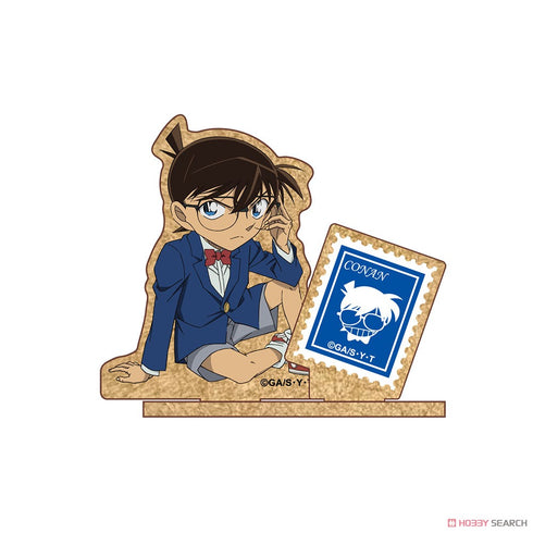 『名探偵コナン』木製スタンド “江戸川コナン” 座りVer.
